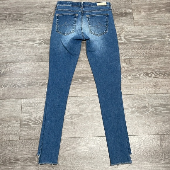 AG Adriano Goldschmied The Middi Ankle Mid Rise Legging Ankle Denim Jeans 24R - Picture 16 of 16
